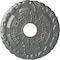 Ekena Millwork Kendall Train Station Ceiling Medallion (Canopies up to 3 7/8"), 18 1/2"OD x 3 7/8"ID x 1"P, Silver CM18KDSLS - alternate 1